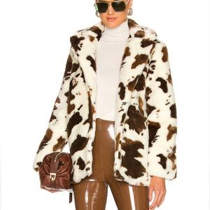 NWT BlankNYC Faux Fur Coat, size S